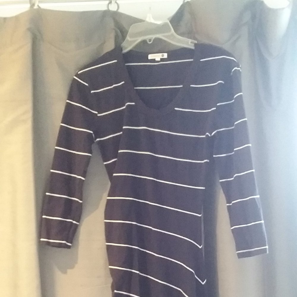Sundry knee-length dress with ruching